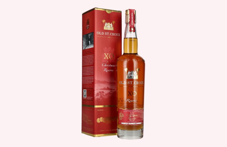 Old St. Croix X.O. Reserve Christmas Superior Spirit Drink 2020 40% Vol. 0,7l in Giftbox