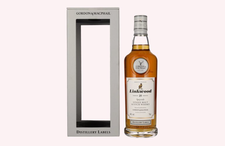 Gordon & MacPhail LINKWOOD 25 Years Old Distillery Labels 46% Vol. 0,7l in Geschenkbox