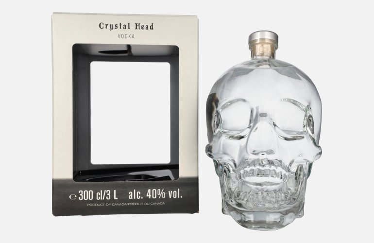 Crystal Head Vodka 40% Vol. 3l in Giftbox