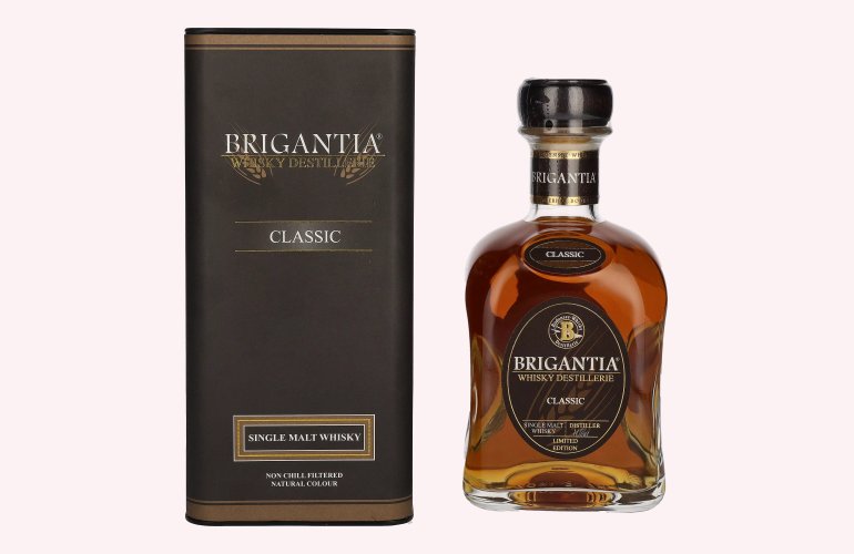 Steinhauser BRIGANTIA Single Malt Whisky CLASSIC 43% Vol. 0,7l in Giftbox