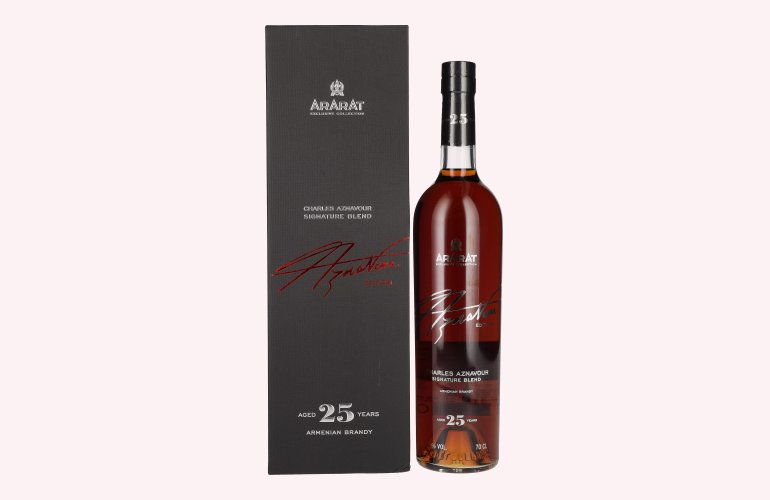 Ararat 25 Years Charles Aznavour Signature Blend 40% Vol. 0,7l in Geschenkbox