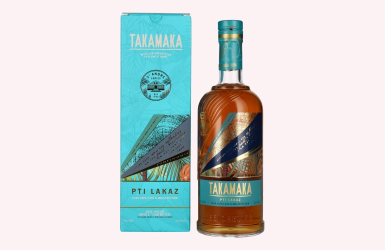 Takamaka PTI LAKAZ Rum Batch 3 45,1% Vol. 0,7l in Geschenkbox