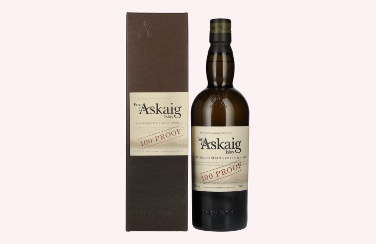 Port Askaig Islay 100 PROOF Islay Single Malt 57,1% Vol. 0,7l in Giftbox