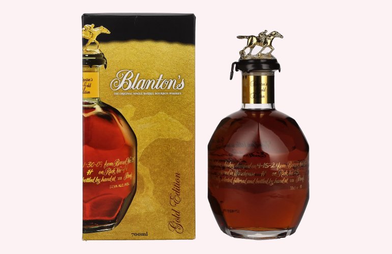 Blanton's GOLD EDITION The Original Single Barrel Bourbon Whiskey 51,5% Vol. 0,7l in Geschenkbox