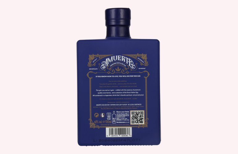 Amuerte COCA GIN - Blue Edition 43% Vol. 0,7l