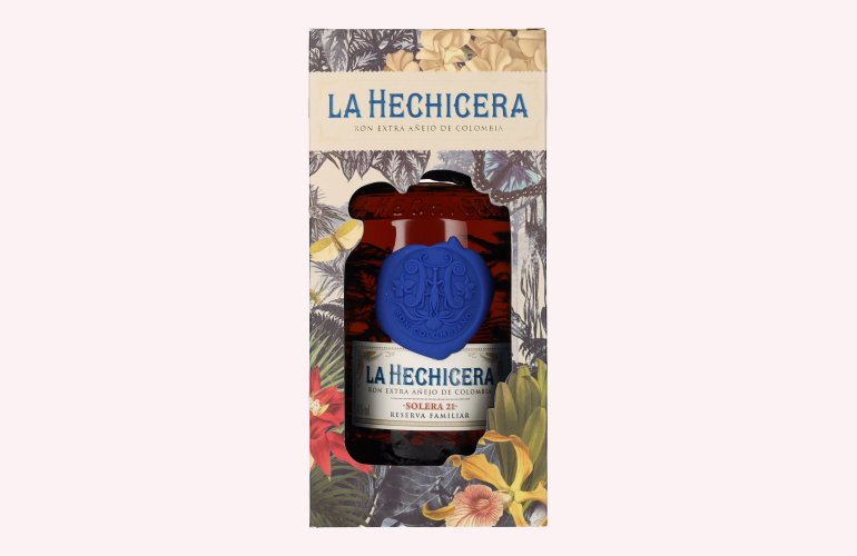 La Hechicera Ron Extra Añejo de Colombia SOLERA 40% Vol. 0,7l in Giftbox