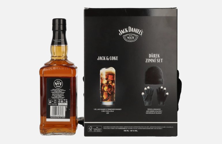 Jack Daniel's Tennessee Whiskey 40% Vol. 0,7l with Winterset