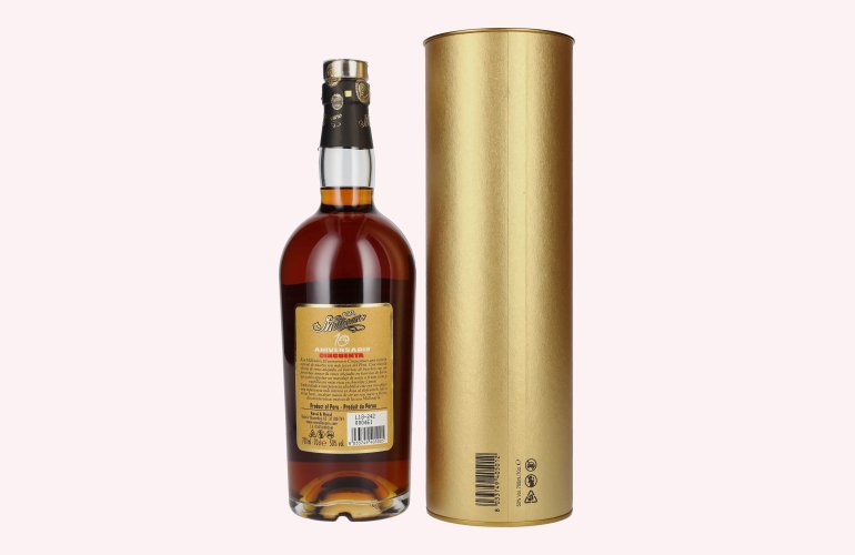 Ron Millonario 10 Aniversario Cincuenta Rum 50% Vol. 0,7l en boîte cadeau