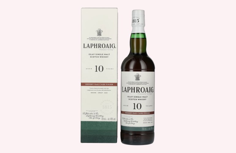 Laphroaig 10 Years Old Sherry Oak Cask Finish 48% Vol. 0,7l in Geschenkbox