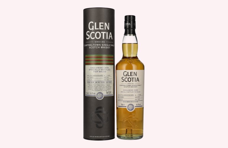Glen Scotia 7 Years Old Single Malt Scotch Whisky 56,1% Vol. 0,7l in Geschenkbox