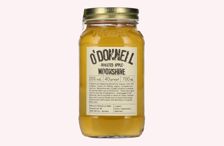 O'Donnell Moonshine ROASTED APPLE Liqueur 20% Vol. 0,7l