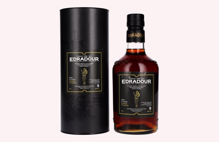 Edradour 10 Years Old HOMAGE TO SAMOA Highland Single Malt Scotch Whisky 46% Vol. 0,7l in Giftbox