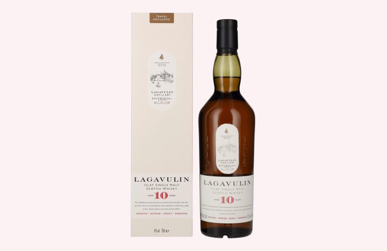 Lagavulin 10 Years Old Single Malt Whisky 43% Vol. 0,7l in Geschenkbox