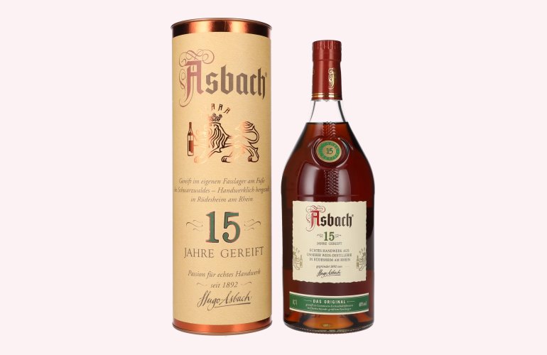 Asbach Spezialbrand 15 Jahre gereift 40% Vol. 0,7l in Giftbox