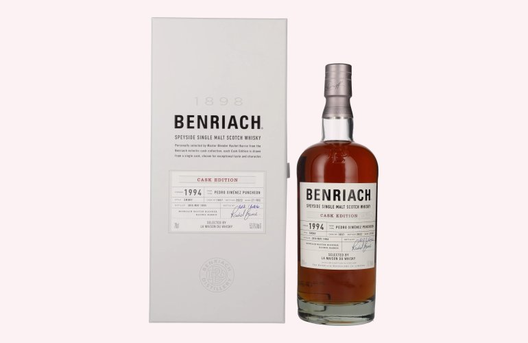 Benriach 27 Years Old CASK EDITION Pedro Ximénez Vintage 1994 53,7% Vol. 0,7l in Giftbox