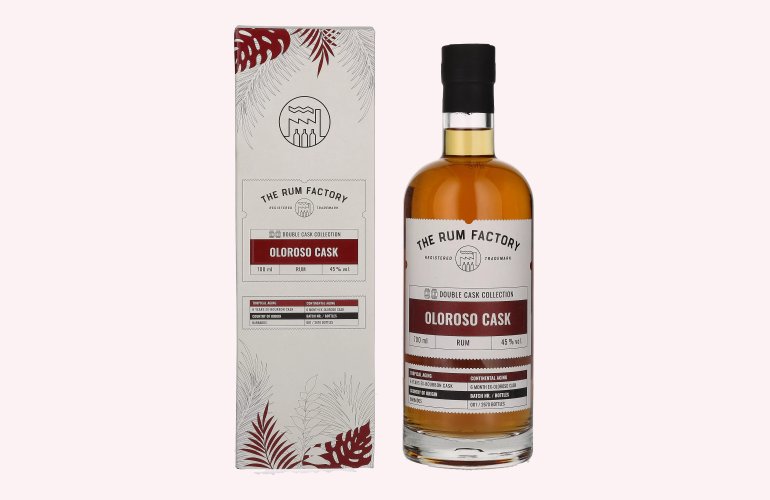 The Rum Factory Double Cask Collection OLOROSO CASK 45% Vol. 0,7l in Giftbox