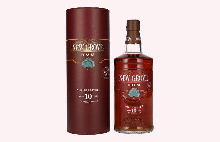 New Grove OLD TRADITION 10 Years Old Mauritius Island Rum 40% Vol. 0,7l in Giftbox