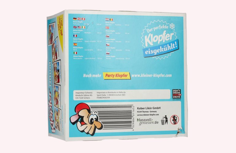 Kleiner Klopfer Pfefferminz 18% Vol. 25x0,02l