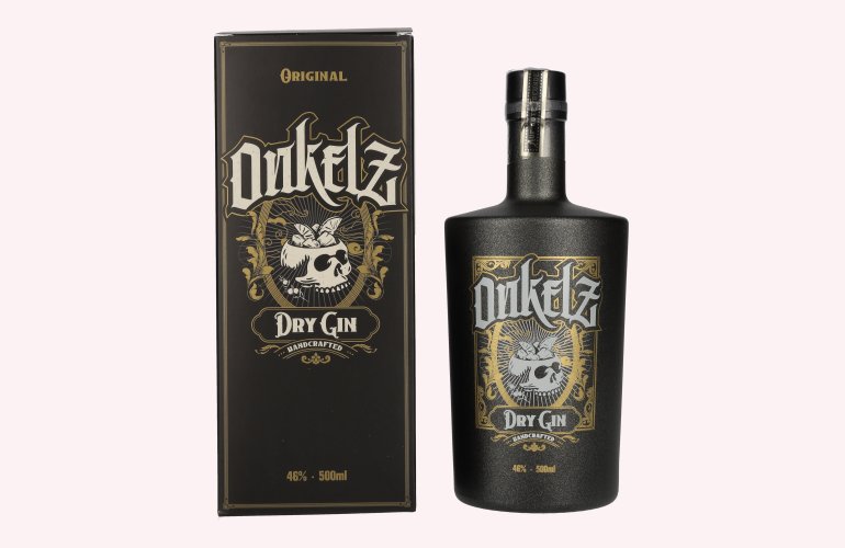 BÖHSE ONKELZ Handcrafted Dry Gin 46% Vol. 0,5l in Geschenkbox