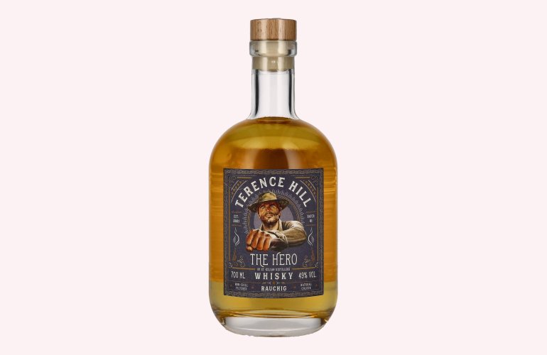 Terence Hill THE HERO Whisky Rauchig 49% Vol. 0,7l