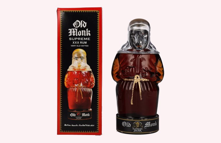 Old Monk Supreme XXX Rum 42,8% Vol. 0,7l in Geschenkbox