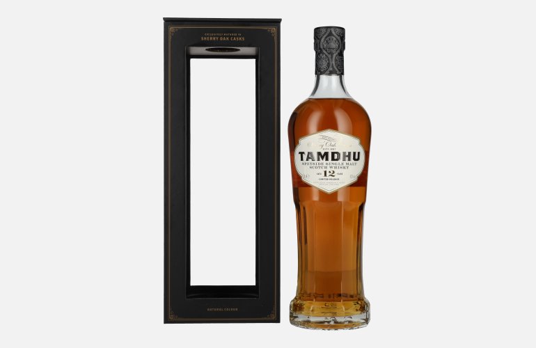 Tamdhu 12 Years Old Speyside Single Malt Scotch Whisky Limited Release 43% Vol. 0,7l in Geschenkbox