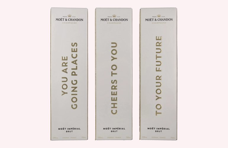 Moët & Chandon Champagne IMPÉRIAL Brut Milestones 12% Vol. 0,75l in Geschenkbox