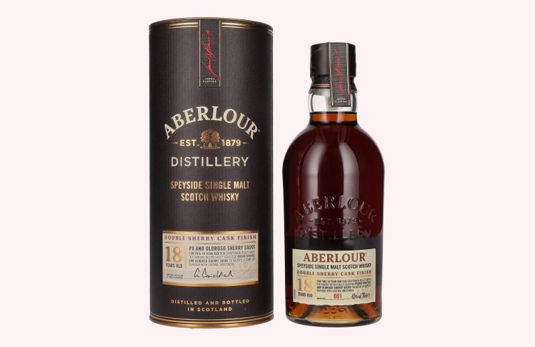 Aberlour 18 Years Old Double Sherry Cask Finish Batch No. 001 43% Vol. 0,7l in Giftbox