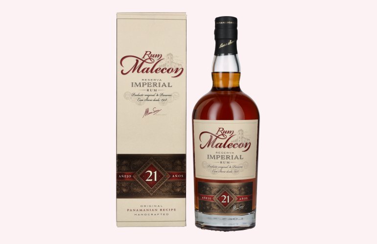 Rum Malecon Añejo 21 Años Reserva Imperial 40% Vol. 0,7l in Geschenkbox