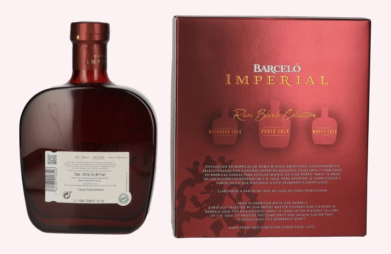 Barceló Imperial Rare Blends Porto Cask 40% Vol. 0,7l in geschenkverpakking