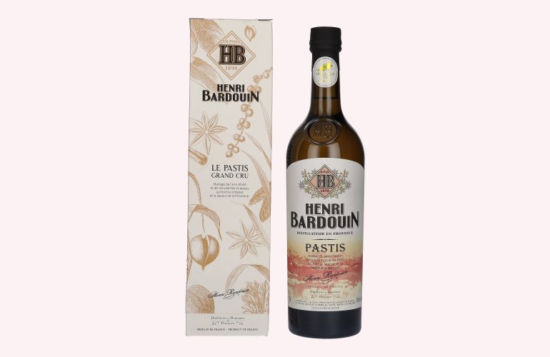 Henri Bardouin Le Pastis Grand Cru 45% Vol. 0,7l en boîte cadeau