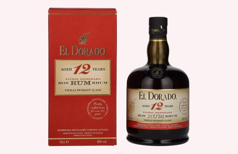 El Dorado 12 Years Old Finest Demerara Rum 40% Vol. 0,7l in Giftbox