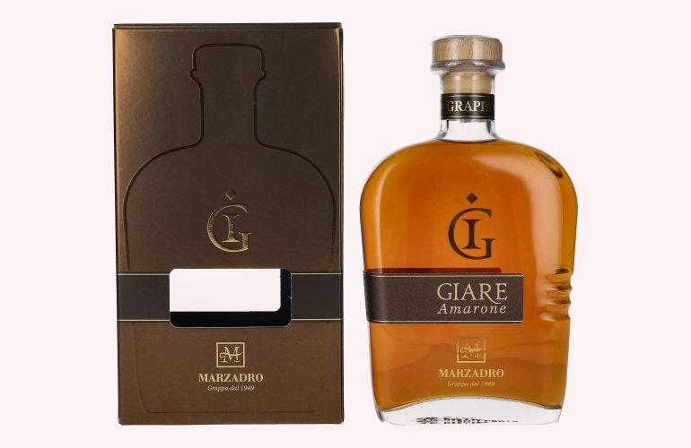 Marzadro GIARE Amarone Grappa 41% Vol. 0,7l in Giftbox