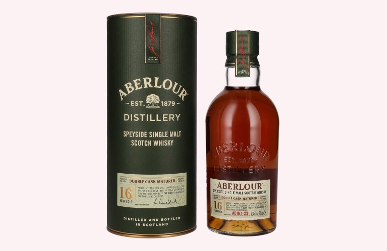 Aberlour 16 Years Old DOUBLE CASK MATURED 43% Vol. 0,7l in geschenkverpakking