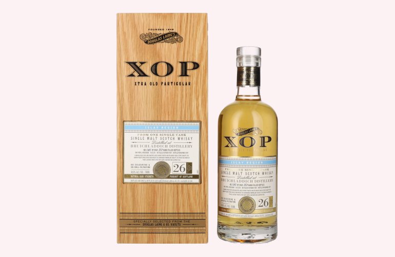 Douglas Laing XOP Bruichladdich 26 Years Old Single Cask Malt 1991 48% Vol. 0,7l in Holzkiste