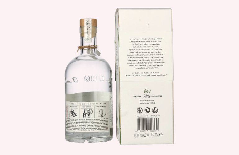 Chalong Bay PURE CANE Spirit Drink 40% Vol. 0,7l in Giftbox