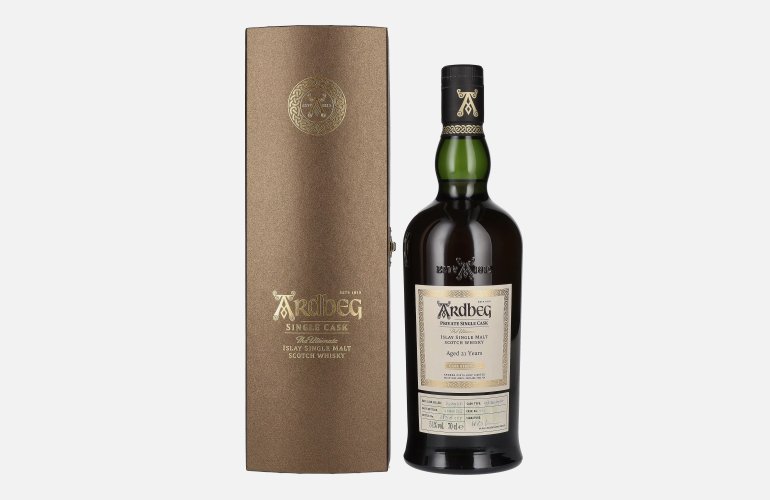 Ardbeg 21 Years Old The Ultimate Private Single Cask Whisky 51% Vol. 0,7l in Geschenkbox