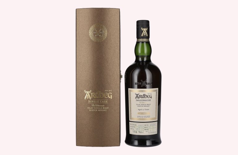 Ardbeg 21 Years Old The Ultimate Private Single Cask Whisky 51% Vol. 0,7l in Giftbox