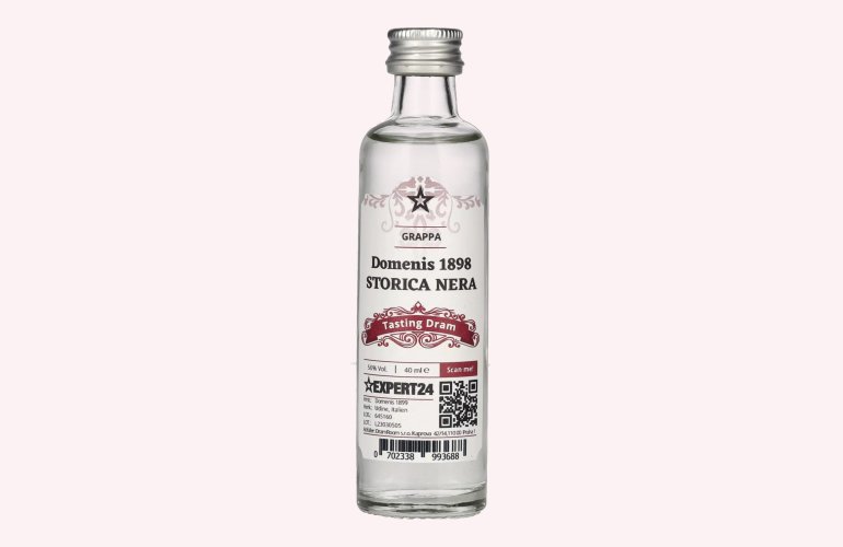 Domenis 1898 STORICA NERA Grappa 50% Vol. 0,04l