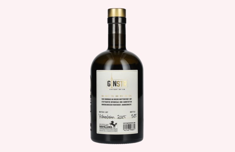 GINSTR Stuttgart Dry Gin 44% Vol. 0,5l