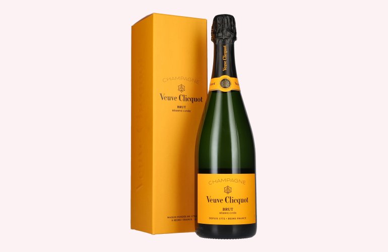 Veuve Clicquot Champagne Brut Réserve Cuvée 12,5% Vol. 0,75l en boîte cadeau