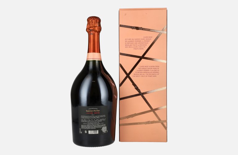 Laurent Perrier Champagne CUVÉE ROSÉ Brut 12% Vol. 1,5l en boîte cadeau
