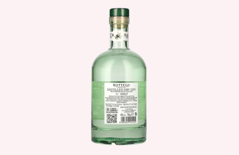 Bottega BACÛR The Wild Green Distilled Dry Gin 40% Vol. 0,7l
