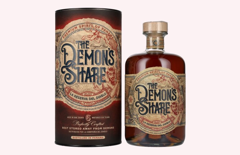 The Demon's Share 6 Years Old Spirit Drink 40% Vol. 0,7l in Geschenkbox
