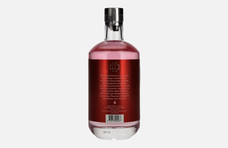 Rammstein Gin PINK Batch# 1 40% Vol. 0,7l