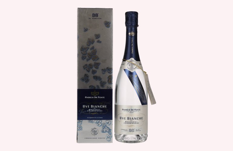 Andrea Da Ponte Uve Bianche di Malvasia e Chardonnay 38% Vol. 0,7l in Geschenkbox