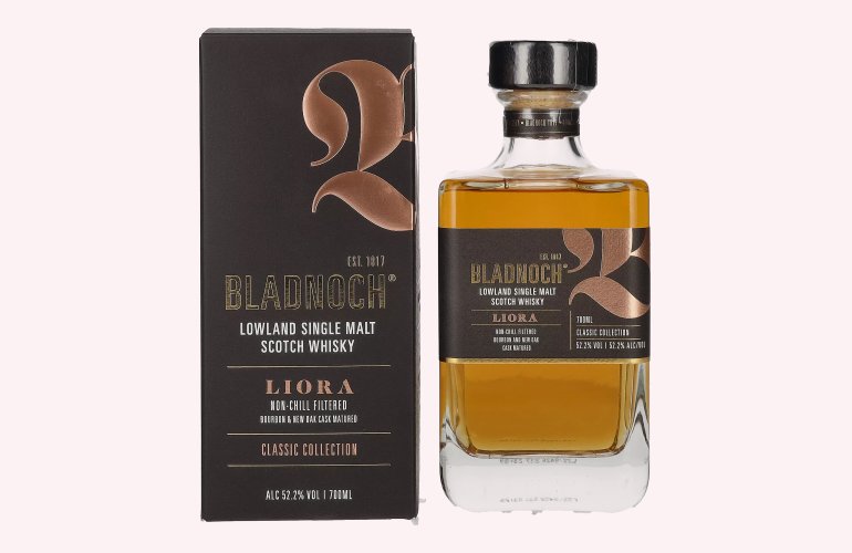 Bladnoch LIORA Lowland Single Malt Scotch Whisky 52,2% Vol. 0,7l in Geschenkbox