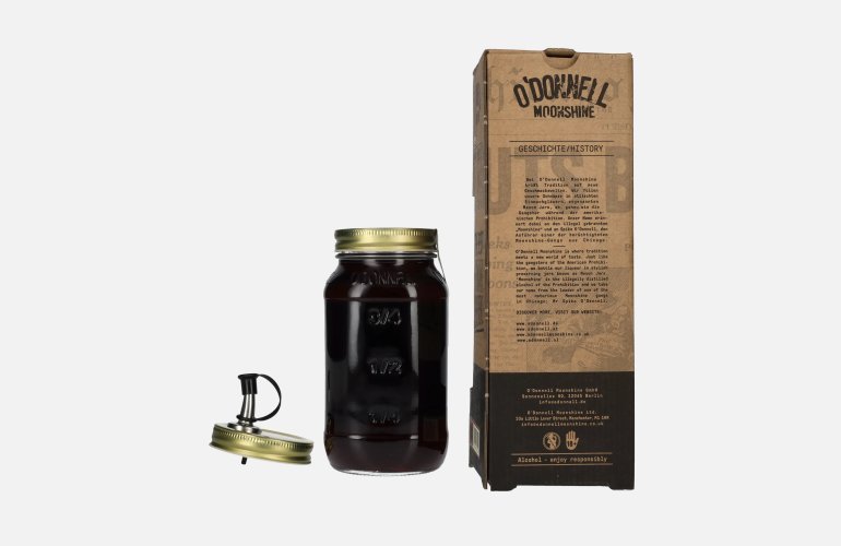 O'Donnell Moonshine WILD BERRY Liqueur 25% Vol. 0,7l avec Bec verseur
