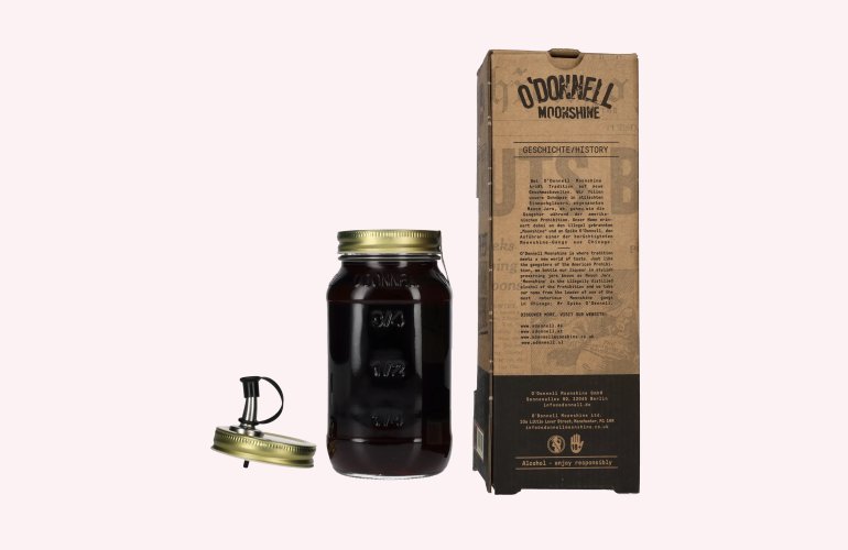 O'Donnell Moonshine WILD BERRY Liqueur 25% Vol. 0,7l met Uitloop