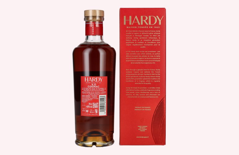 Hardy XO Fine Champagne Cognac 40% Vol. 0,7l in Giftbox